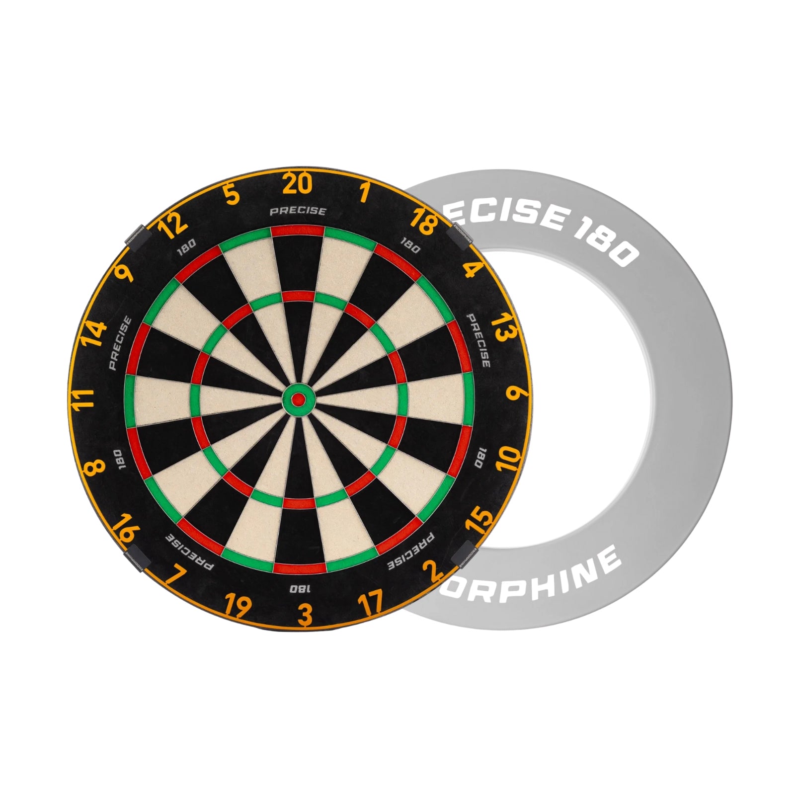 Precise180 Dartboard Surround Orange Nordic