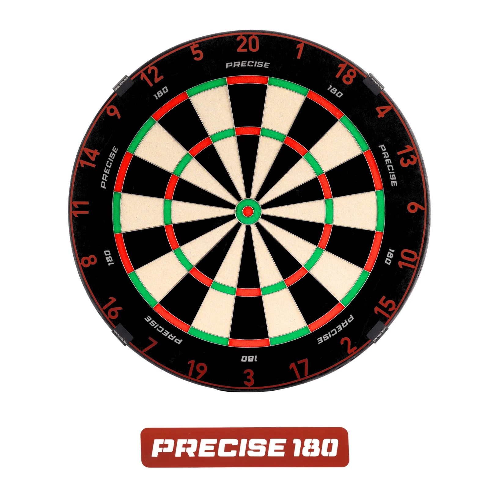 Precise 180 Dartboard Faded Red