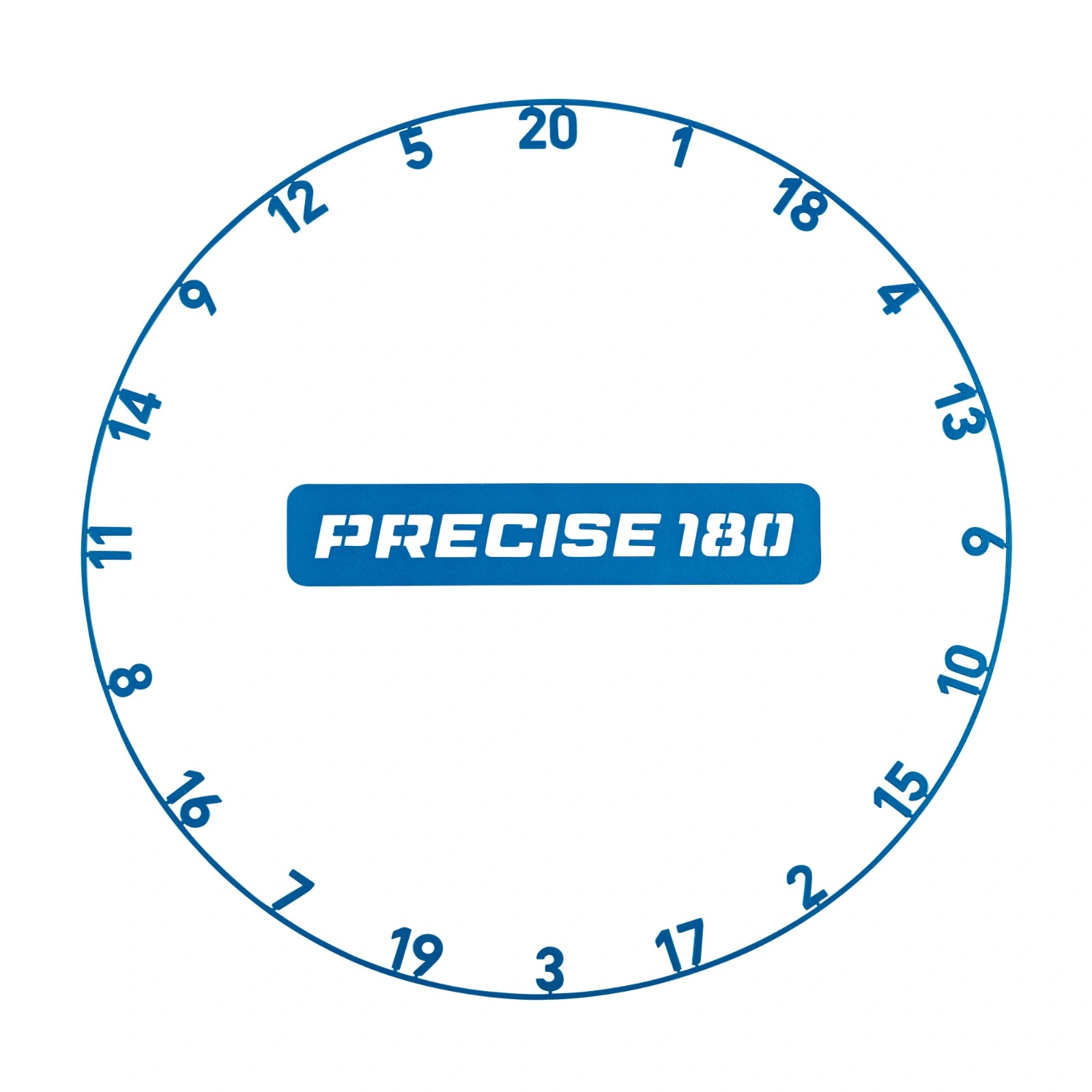 Zahlenring Dart Arctic Blue Precise180