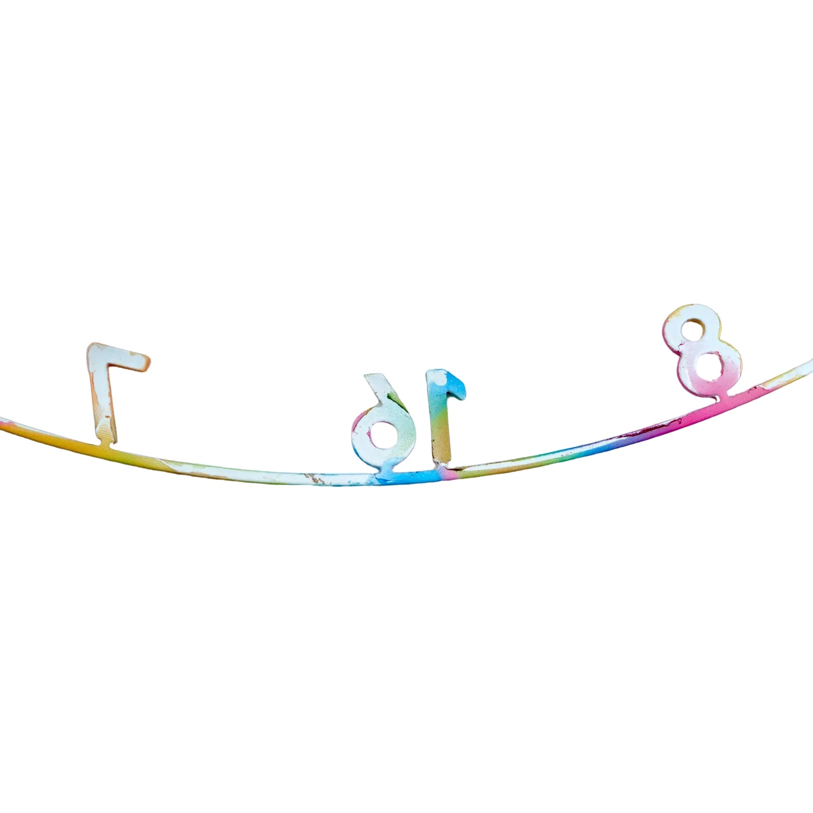 Zahlenring Candy Rueckseite