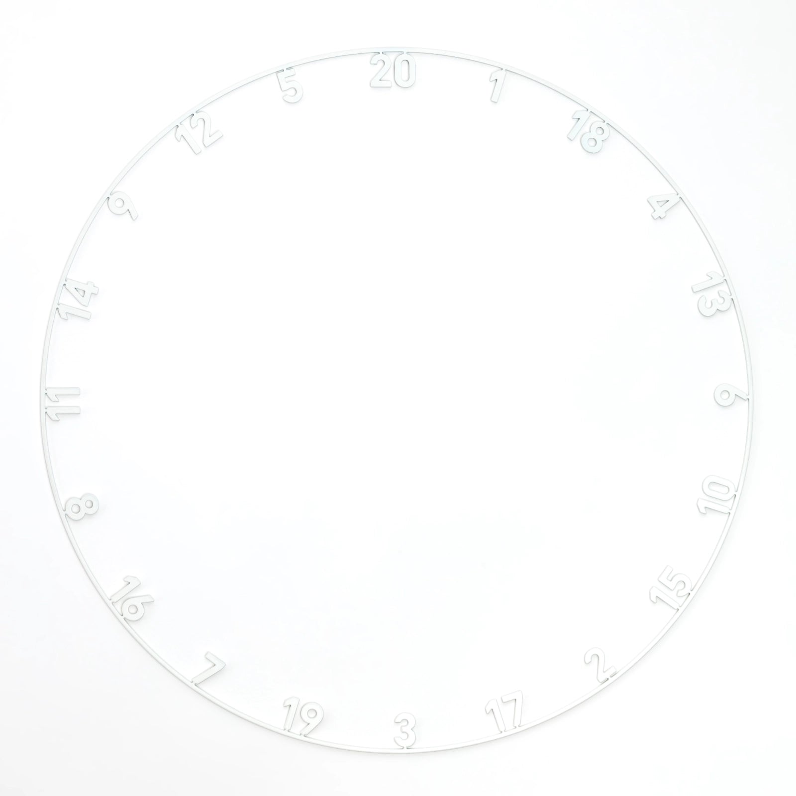 Zahlenring Dart Classic White Precise180