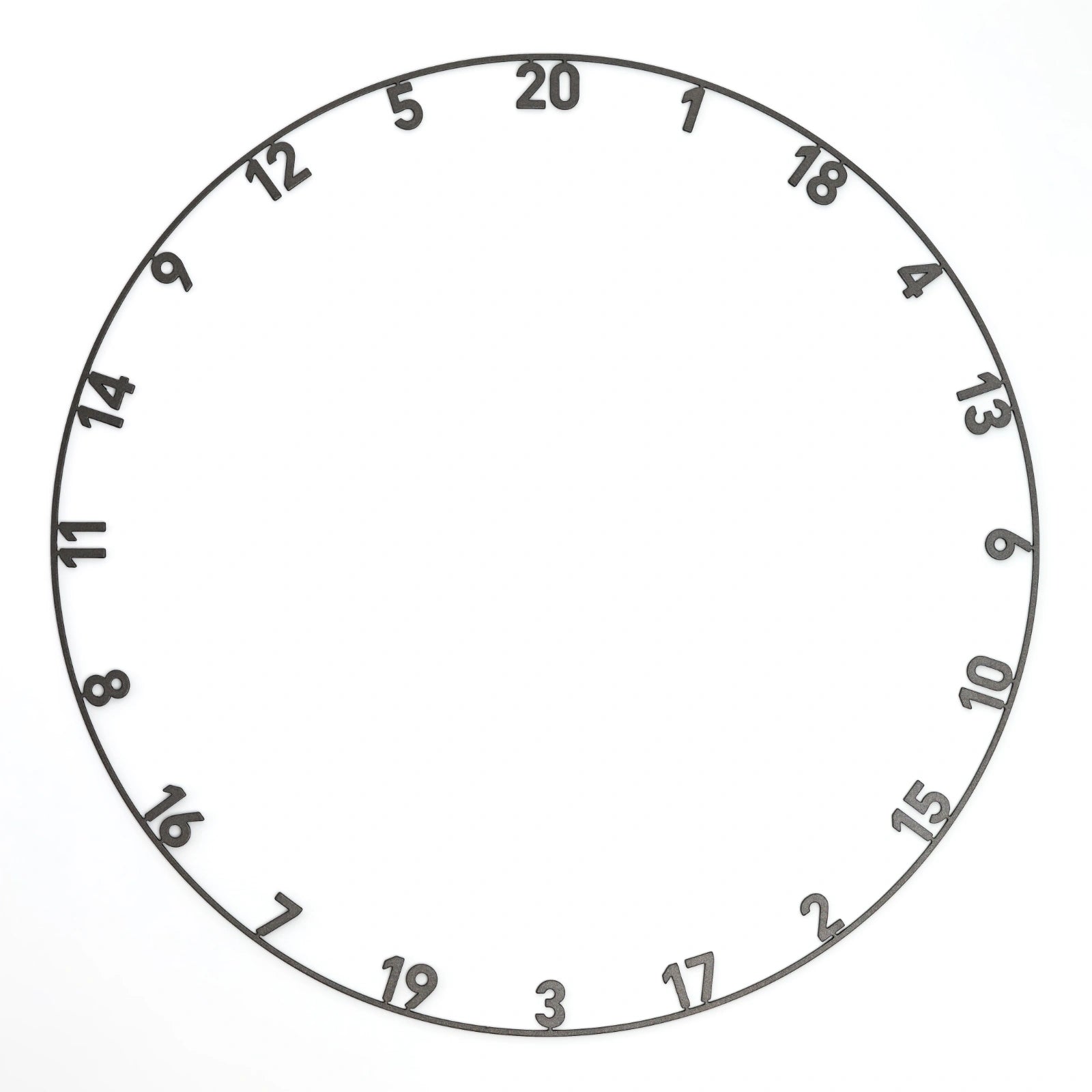 Zahlenring Dart Graphite Precise180