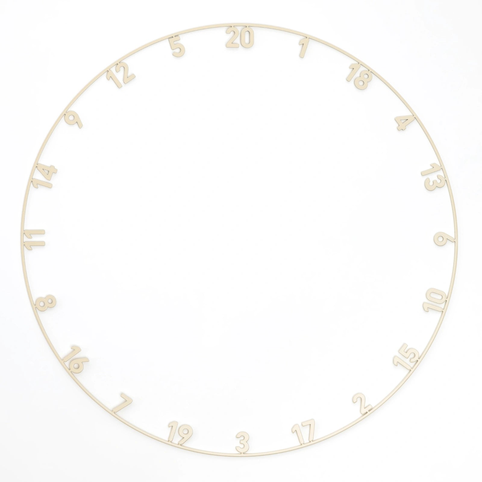 Zahlenring Dart Ivory Sisal Precise180