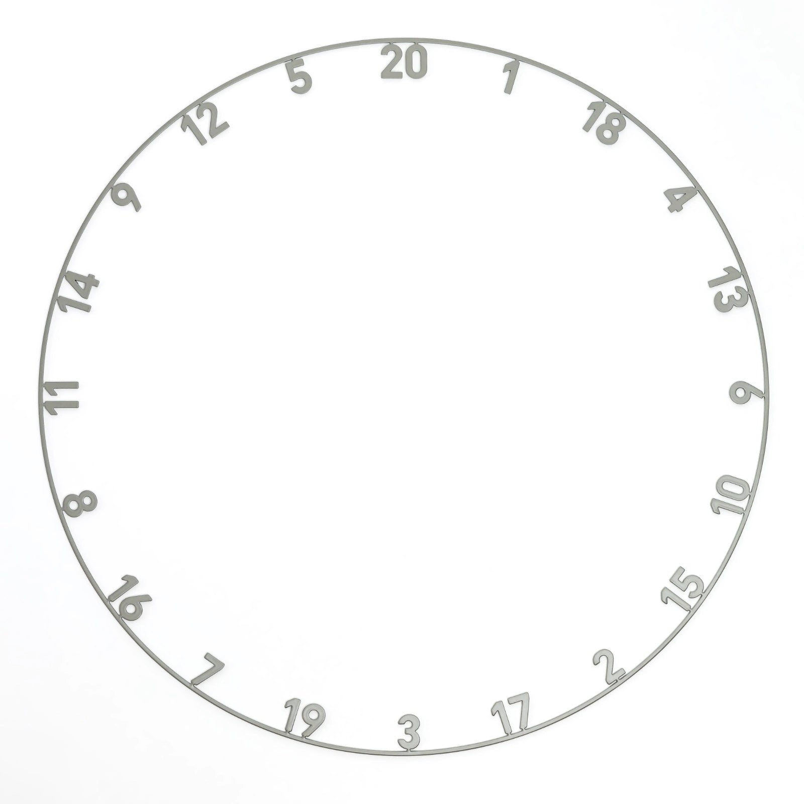 Zahlenring Dart Nordic Grey Precise180