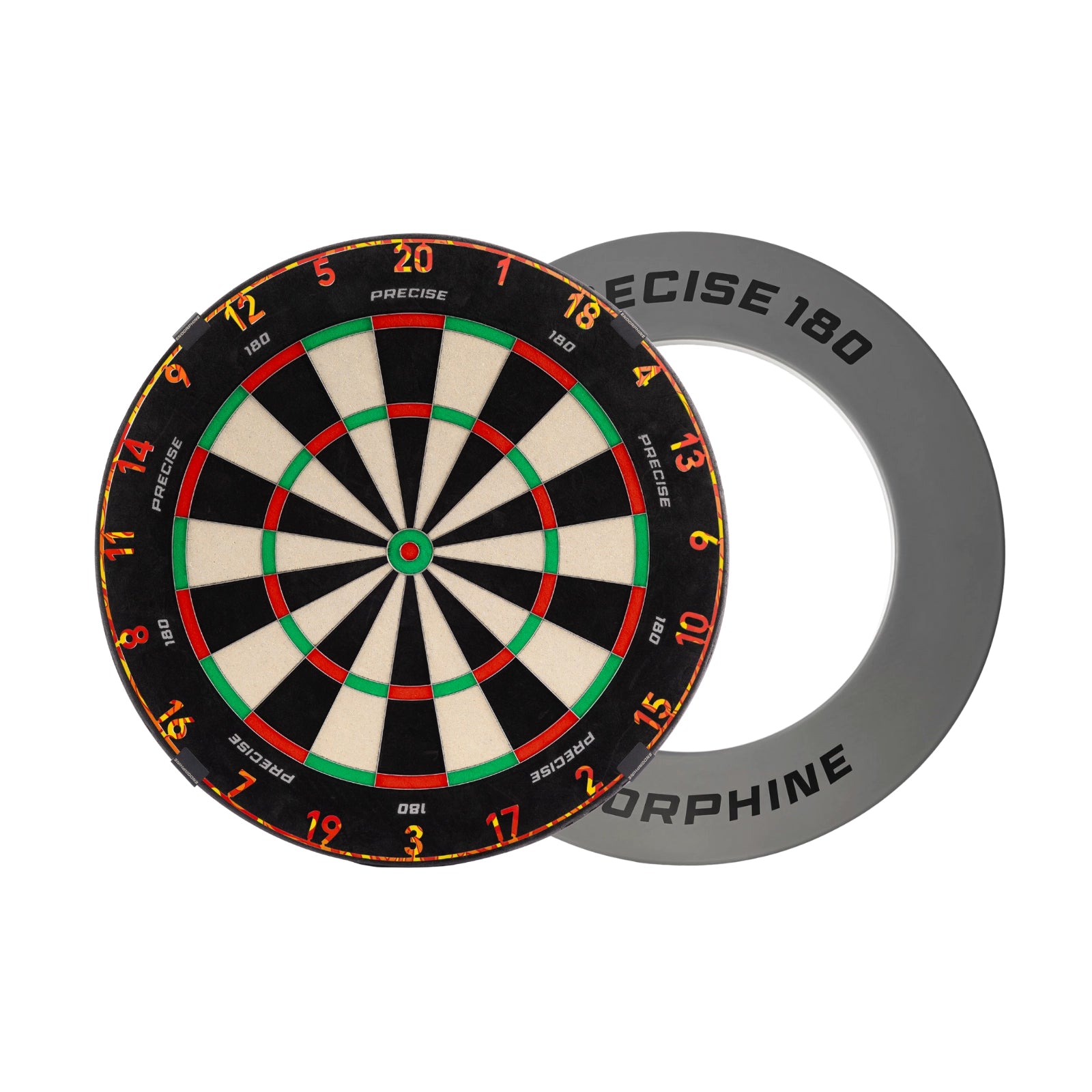 Precise180 Dartboard Surround Fire Graphite