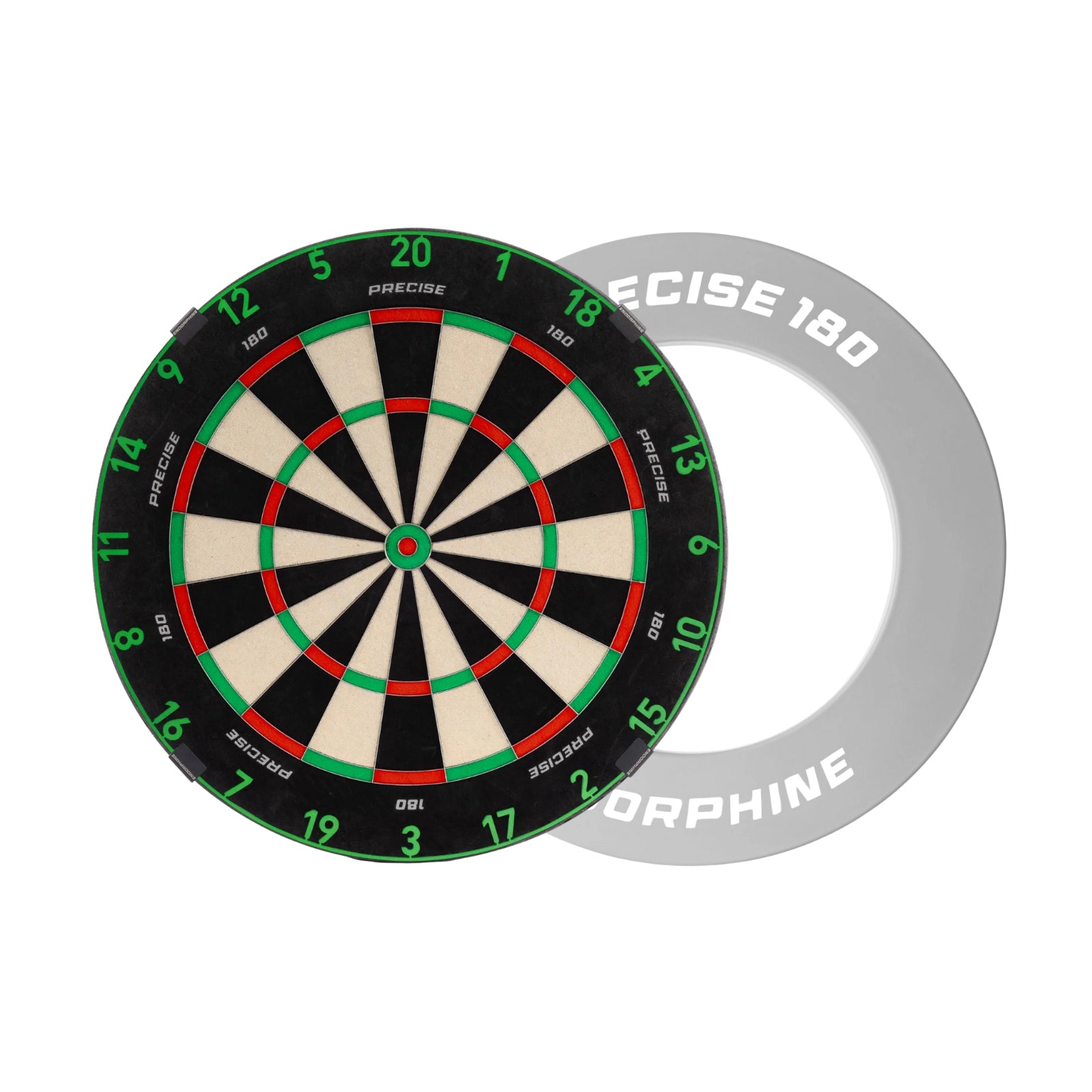 Precise180 Dartboard Surround Green Nordic