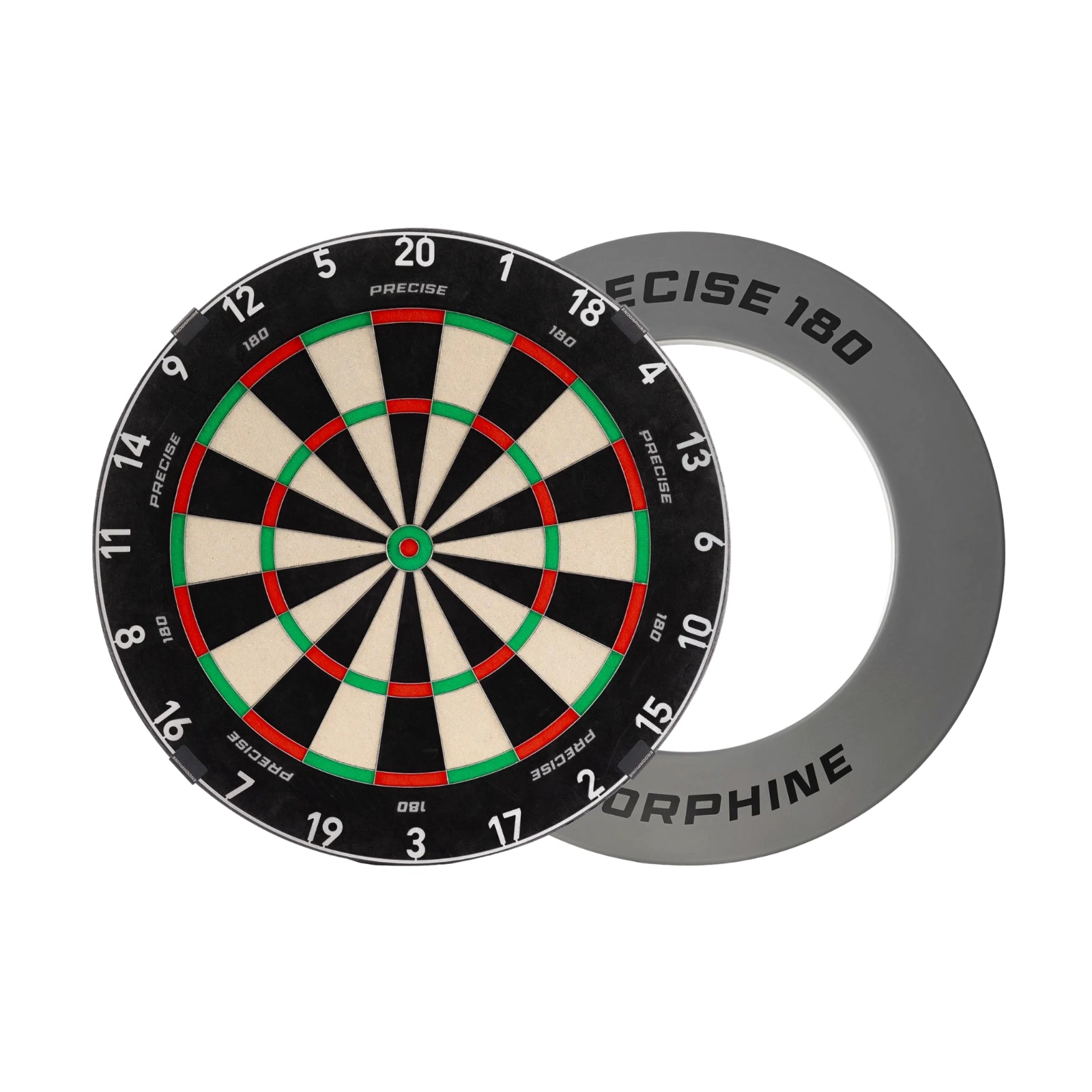 Precise180 Dartboard Surround Gunmetal Graphite