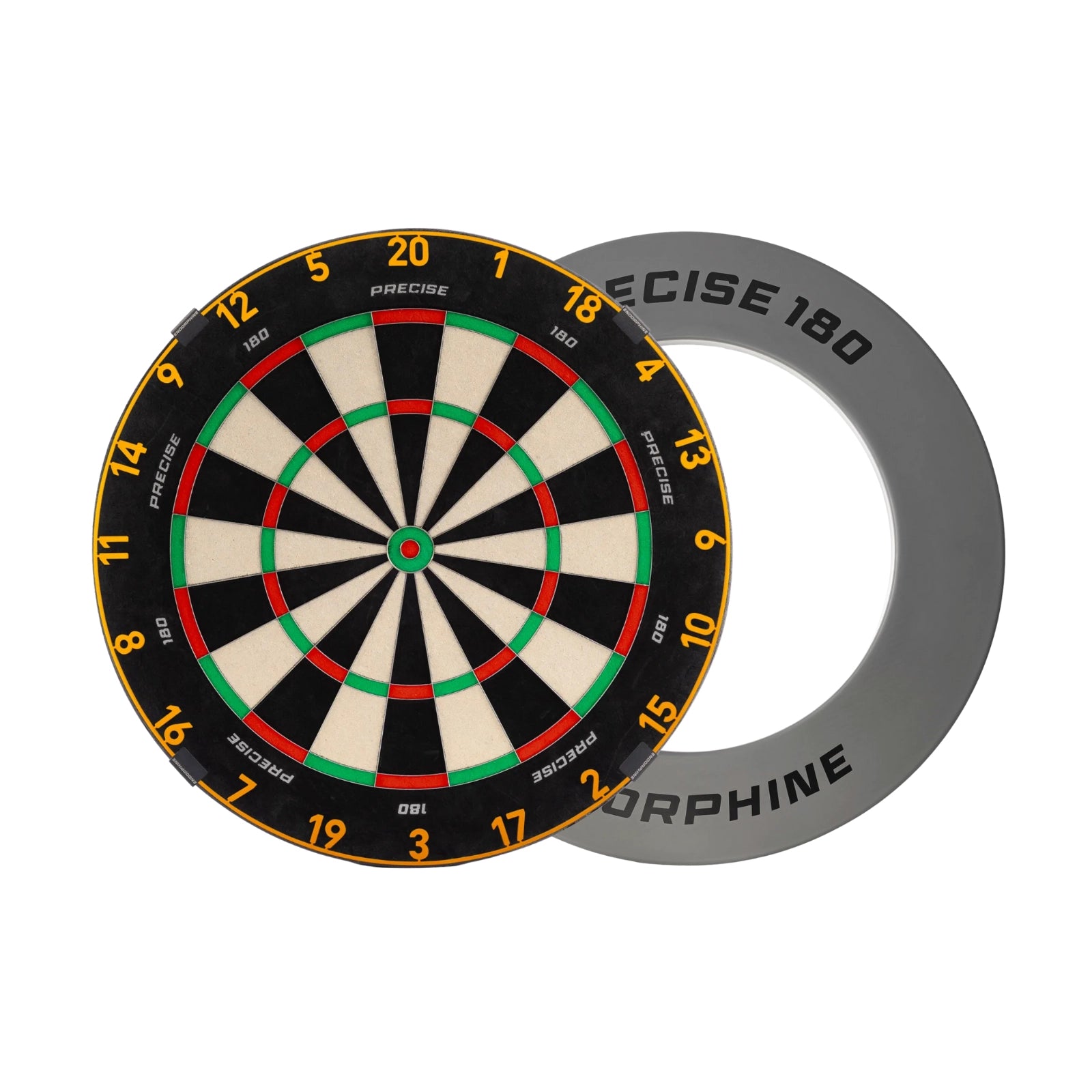 Precise180 Dartboard Surround Orange Graphite