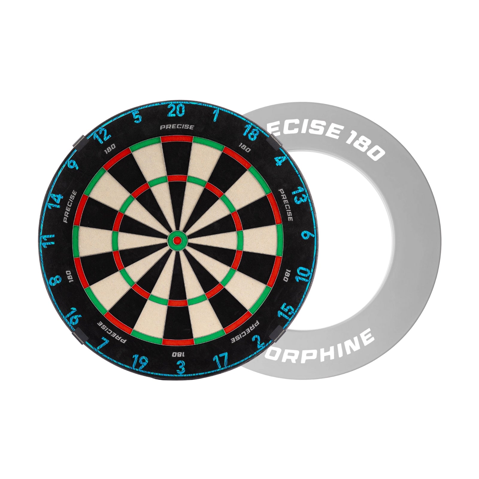 Precise180 Dartboard Surround Water Nordic