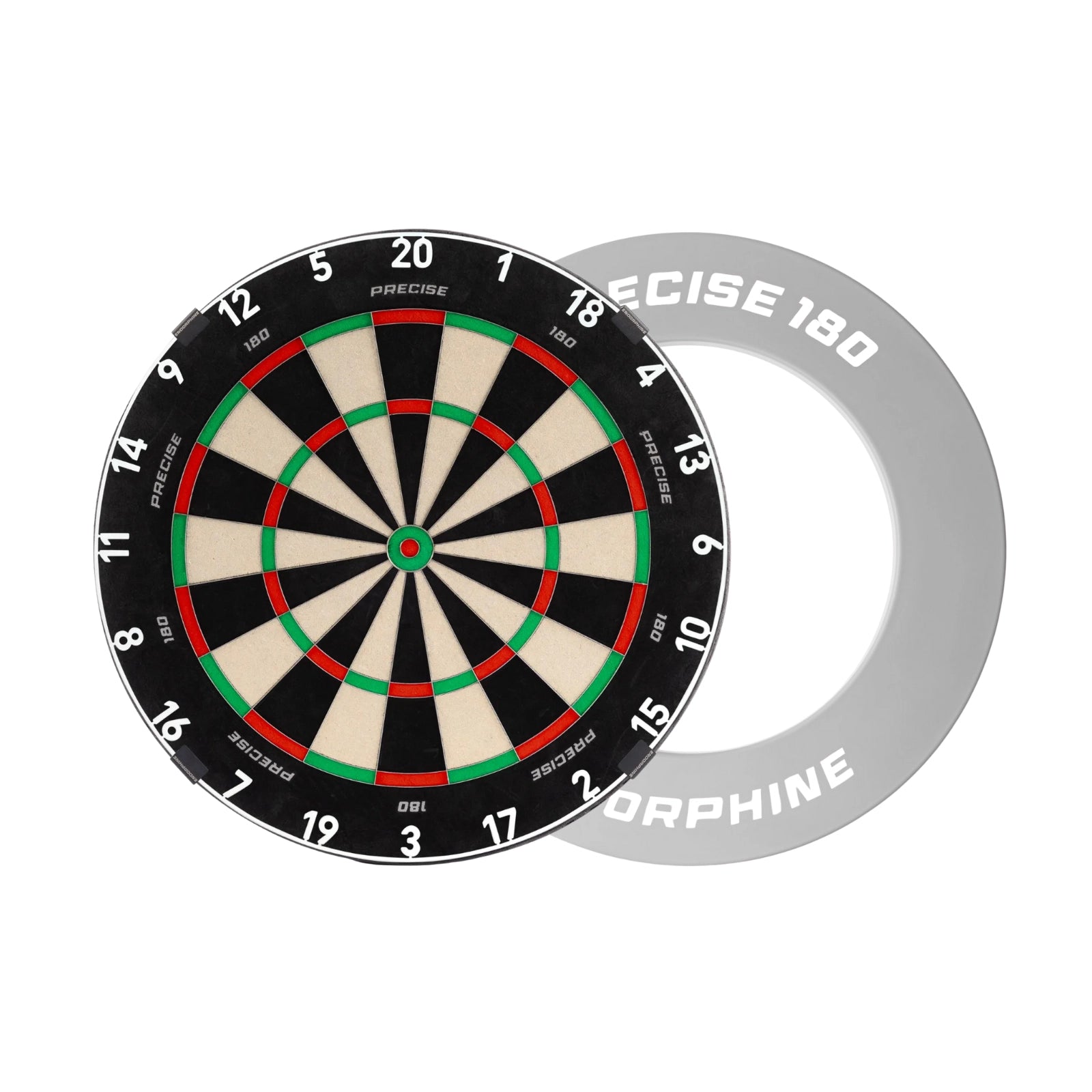 Precise180 Dartboard Surround White Nordic
