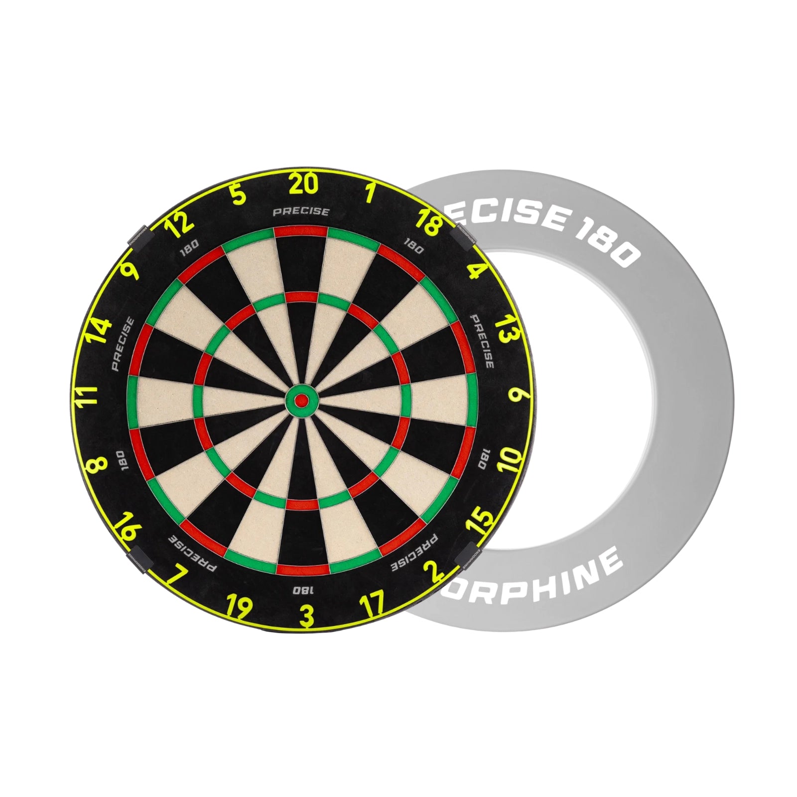 Precise180 Dartboard Surround Yellow Nordic