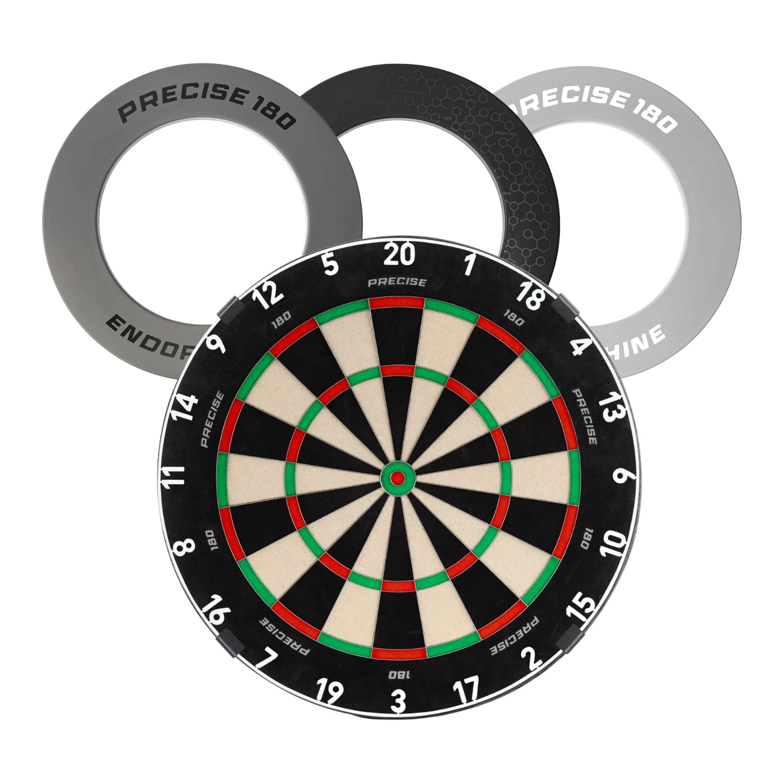 Precise180 Dartboard Surround Board Classic White