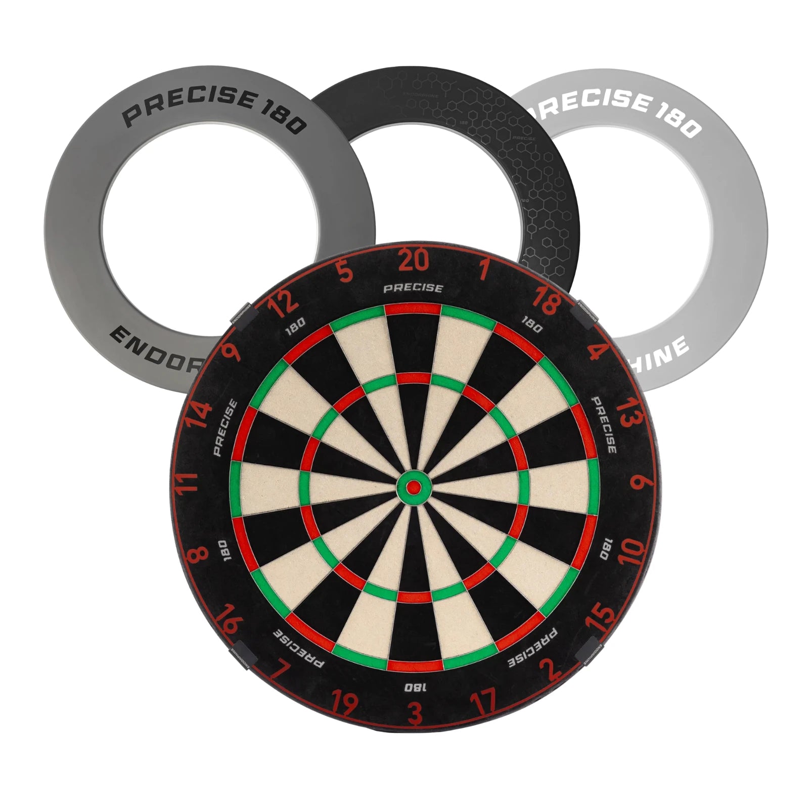 Precise180 Dartboard Surround Board Faded Red