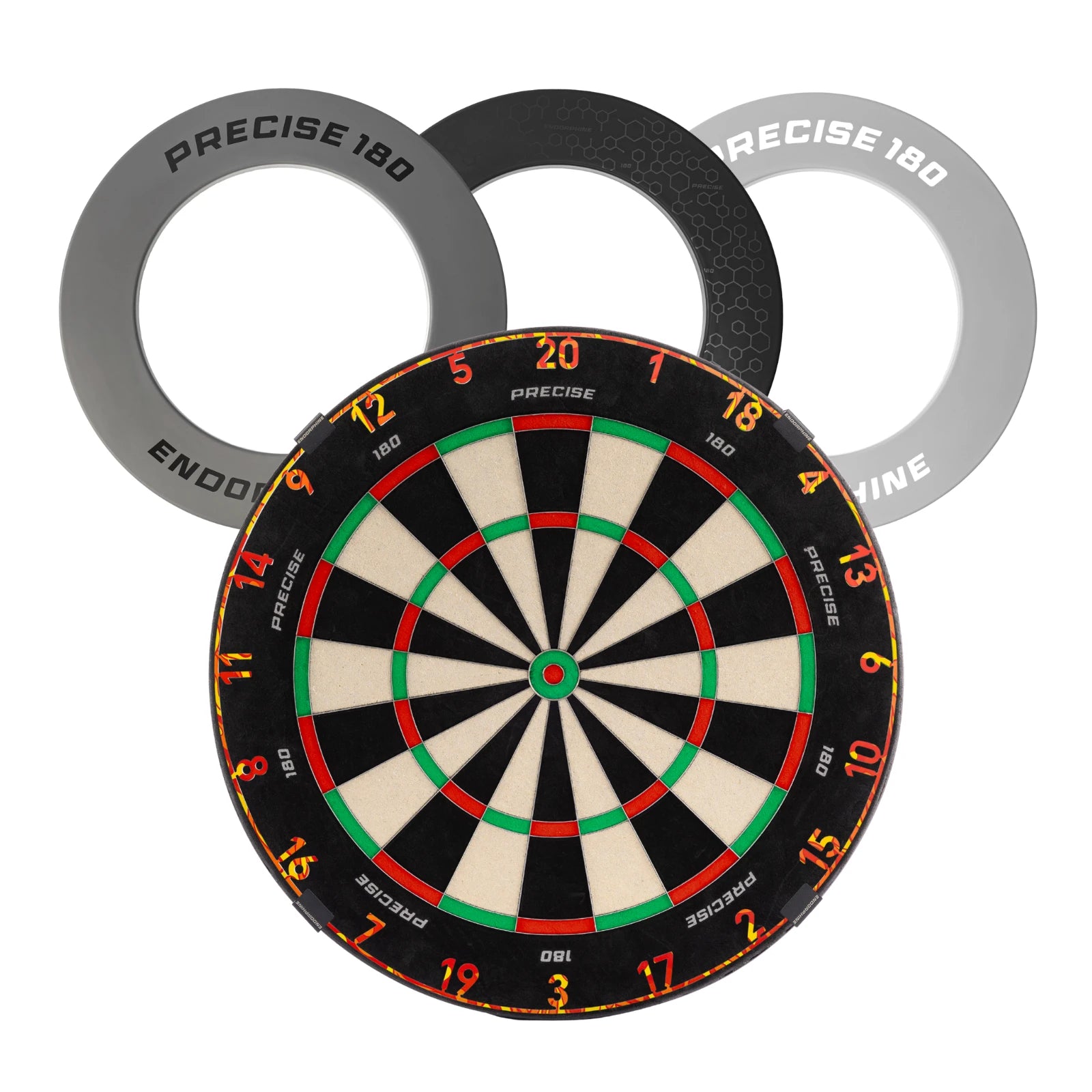 Precise180 Dartboard Surround Board Fire