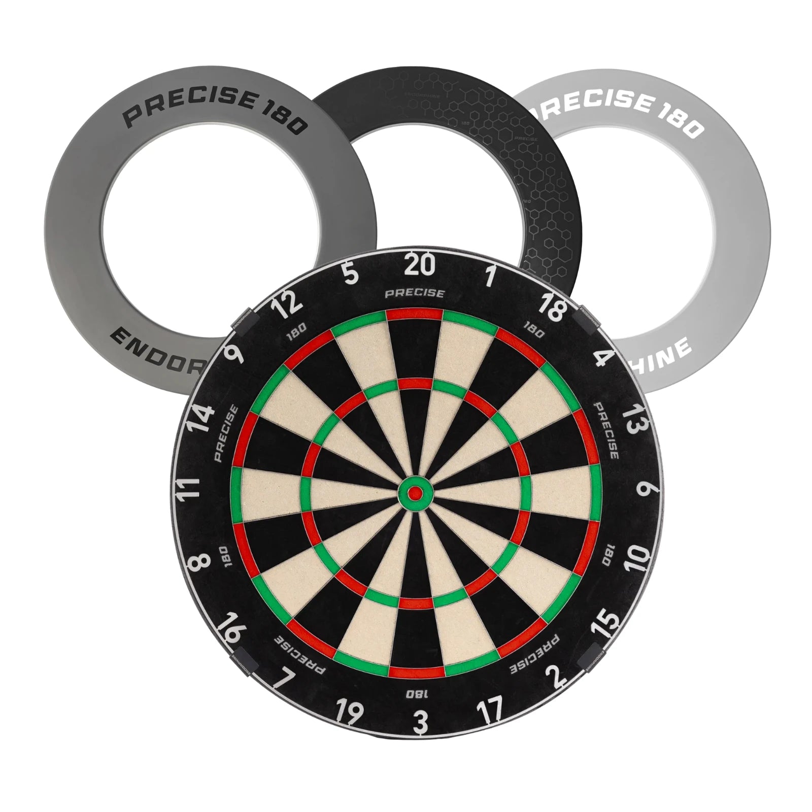 Precise180 Dartboard Surround Board Gunmetal