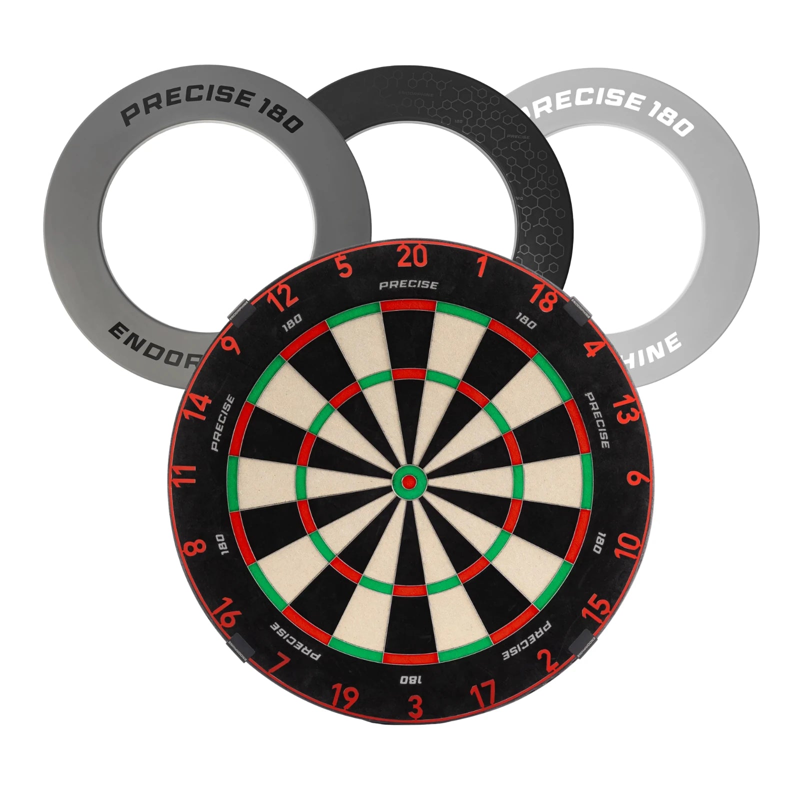 Precise180 Dartboard Surround Board Inferno Red