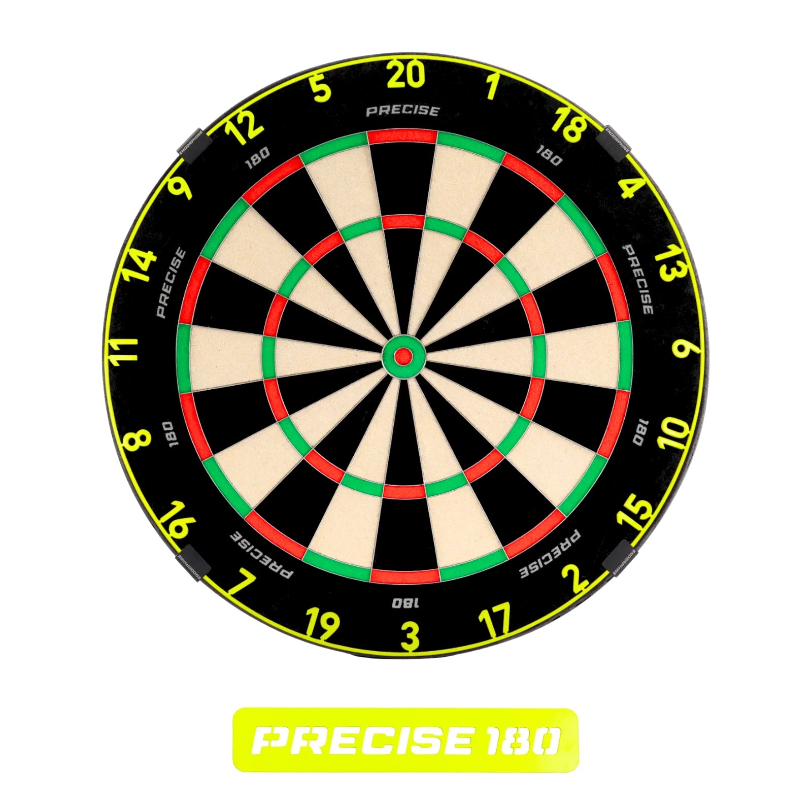 Precise 180 Dartboard Electric Yellow