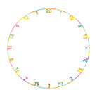 Zahlenring Dart Candy Precise180  
