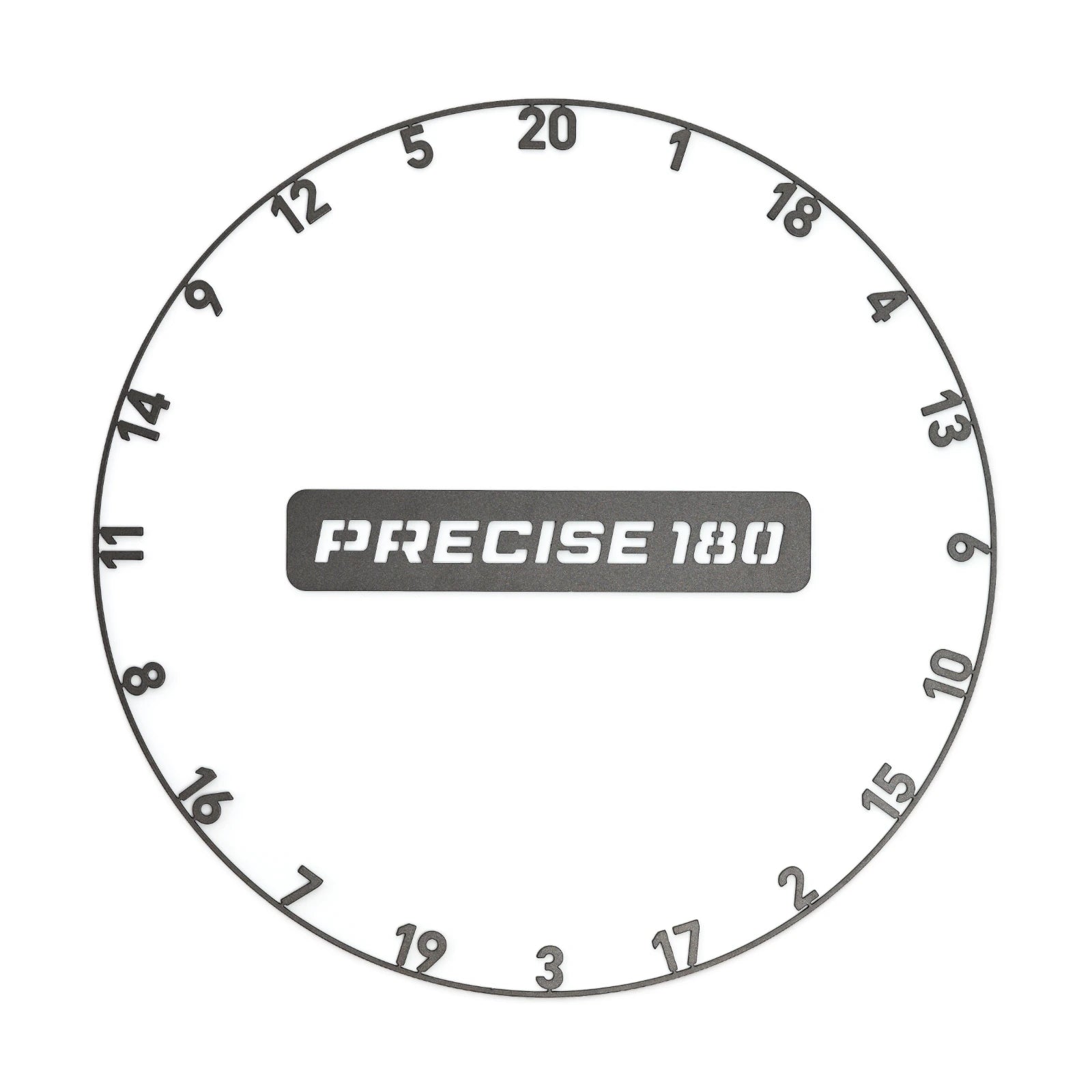 Zahlenring Dart Graphite Precise180